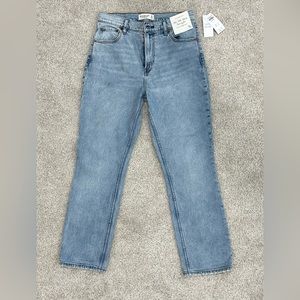 Abercrombie and Fitch Ultra High Rise SLIM straight jeans 8XS or 29 inch waist